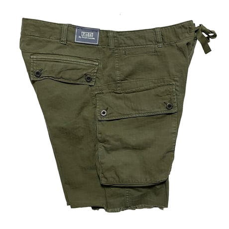 POLO RALPHLAUREN　"HERRINGBONE" CARGO SHORTS