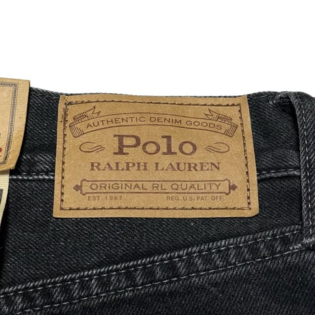 POLO RALPHLAUREN　"VINTAGE CLASSIC FIT" BLACK DENIM