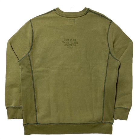 ACAPULCO GOLD　GET LOST CREW SWEATSHIRT (WASHED FOREST)