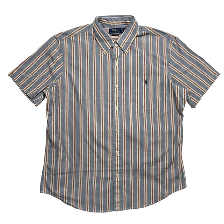 POLO RALPHLAUREN　"STRIPE" BUTTON DOWN SHIRT