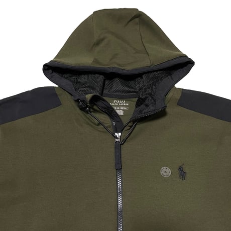 POLO RALPHLAUREN　"HYBRID FULL-ZIP" HOODIE (OD)