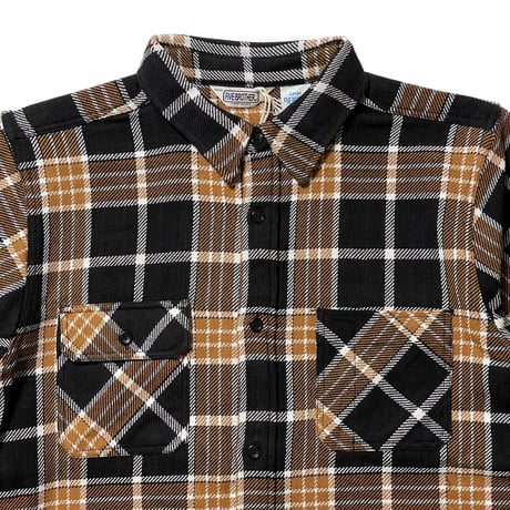 FIVE BROTHER　 "EXTRA HEAVY" WORK SHIRT (BLACK)