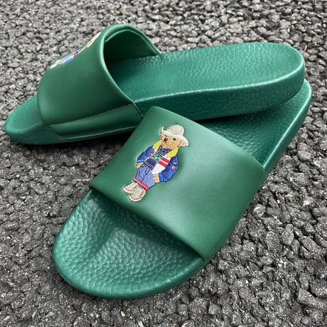 POLO RALPHLAUREN　"POLO BEAR" GREEN SANDALS