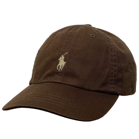 POLO RALPHLAUREN　CLASSIC BASEBALL CAP (CHOCOLATE BROWN)