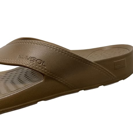 NUUSOL　THE CASCADE FLIP FLOP (BRW)