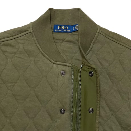 POLO RALPHLAUREN　QUILTING FLIGHT JACKET