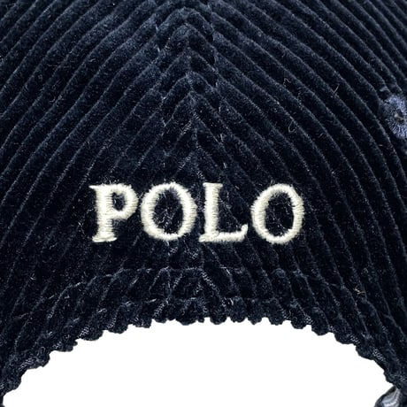 POLO RALPHLAUREN　"CORDUROY" CLASSIC BASEBALL CAP (NAVY/2nd)