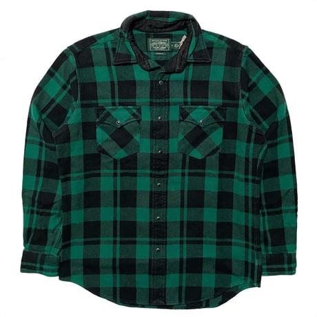 POLO COUNTRY RALPHLAUREN　"ELBOW PATCH" FLANNEL SHIRT