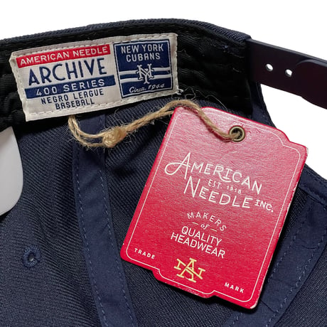 AMERICAN NEEDLE　"ARCHIVE 400 SERIES" BASEBALL CAP (NAVY)