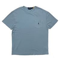POLO RALPHLAUREN　"LIGHT BLUE" S/S POCKET TEE