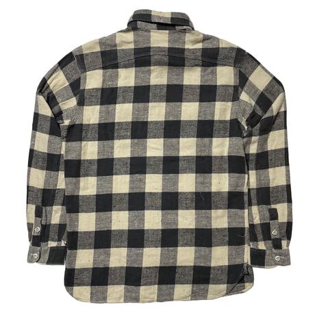 POLO RALPHLAUREN　HEAVY FLANNEL SHIRT (WHITE)
