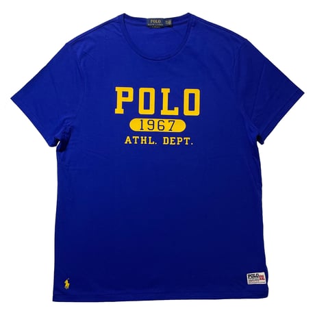 POLO RALPHLAUREN　"LOGO PRINT" S/S Tee (BLUE)