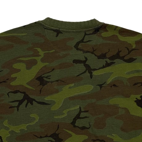 RRL RALPHLAUREN　"CAMOUFLAGE" L/S HENRY NECK TEE