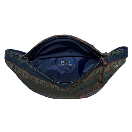 POLO RALPHLAUREN　"FAIR ISLE" CROSS BAG