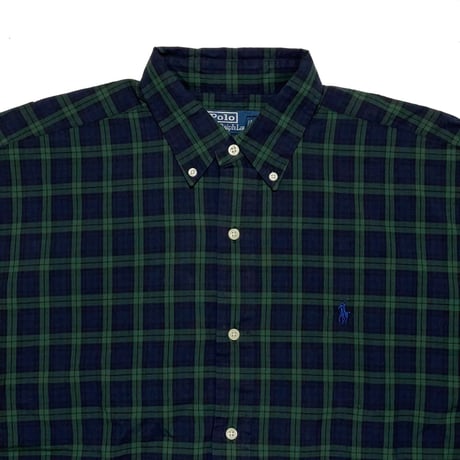 POLO RALPHLAUREN　"THE BIG SHIRT" BUTTONDOWM SHIRT (BLACK WATCH)
