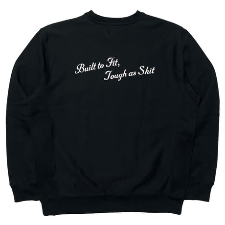 ACAPULCO GOLD　"HIT'EM UP" CREWNECK SWEAT (BLACK)