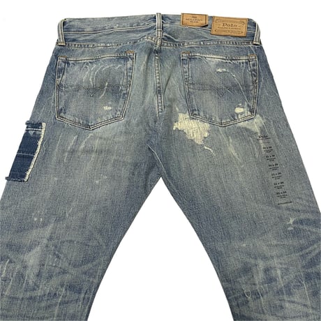 POLO RALPHLAUREN　"THE SUVLIVAN SLIM"　PATCH WORK DENIM
