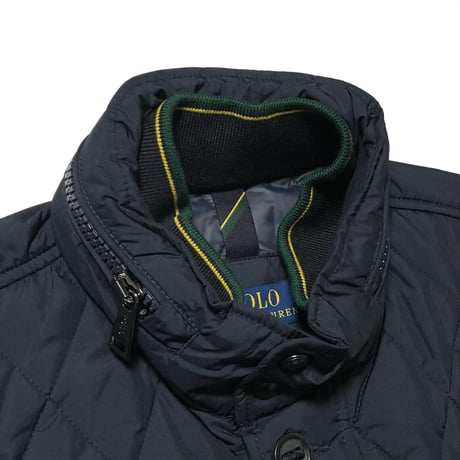 POLO RALPHLAUREN　QUILTING BOMBER JACKET (NAVY)