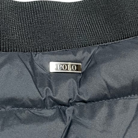 POLO RALPHLAUREN　QUILTED SHELL DOWN JACKET (NAVY)