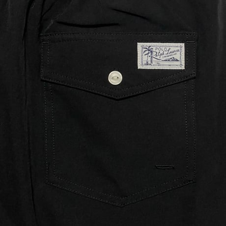 POLO RALPHLAUREN　 "INNER COLOR" SWIM SHORTS (BLACK)