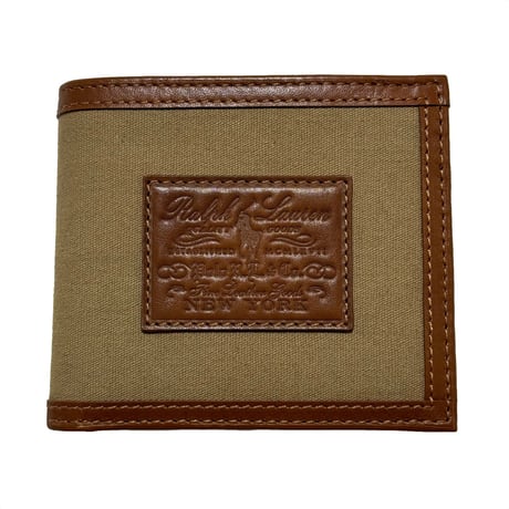 POLO RALPHLAUREN　"CANVAS&LEATHER" WALLET