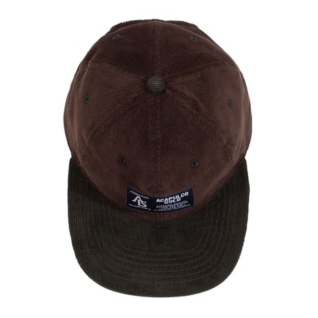 ACAPULCO GOLD　 "TWO-TONE CORDUROY" 6-PANEL CAP (BROWN&FORREST)