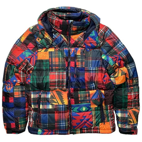 POLO RALPHLAUREN　"NATIVE PATCHWORK" DOWN JACKET