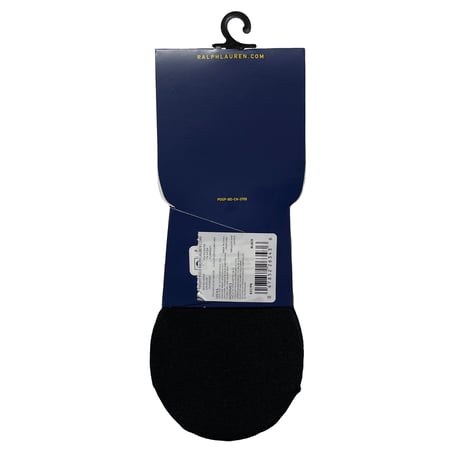 3P  POLO RALPHLAUREN　COVER SOCKS (BLACK)