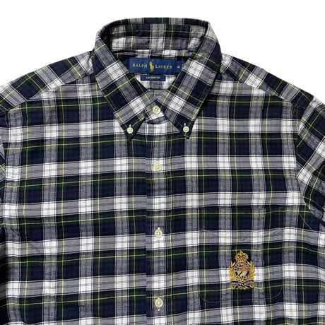RALPHLAUREN　"CREST" BUTTON-DOWN SHIRT
