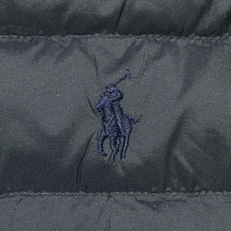 POLO RALPHLAUREN　QUILTED SHELL DOWN JACKET (NAVY)