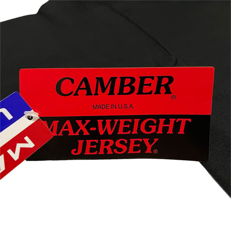 CAMBER　"MAX -WEIGHT/BLACK"　POCKET Tee