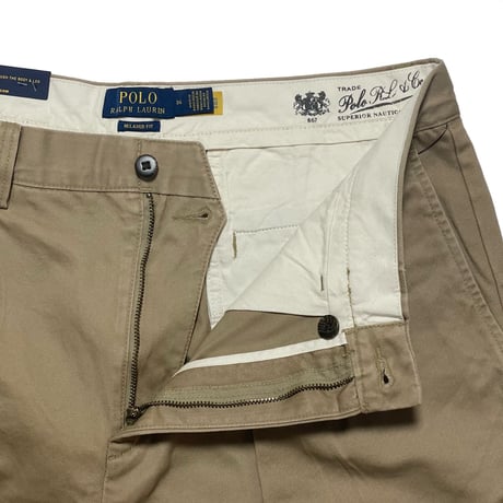 POLO RALPHLAUREN　"RELAXED FIT" CHINO SHORTS