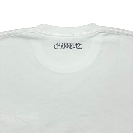 Channel Four Twenty　 7.1oz HeavyWeight S/S POCKET Tee (WHITE)