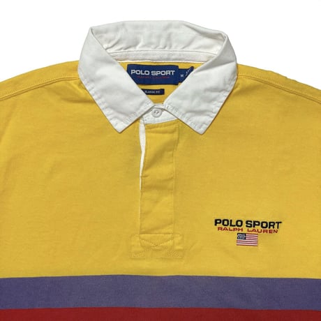 POLO SPORT RALPHLAUREN　"BORDER" L/S POLO SHIRT