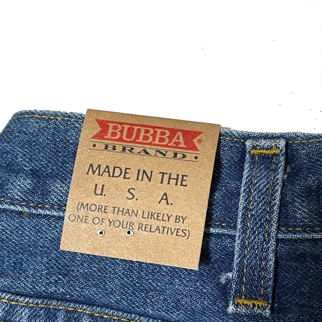 BUBBA BRAND　Denim　BRITCHES AND OVER・Y'ALLS