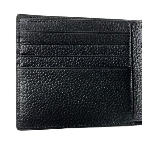 POLO RALPHLAUREN　LEATHER WALLET (BLACK)