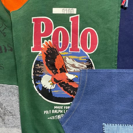 POLO COUNTRY RALPHLAUREN　"PATCH WORK" HOODIE