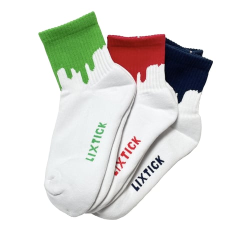 LIXTICK　DRIP SOCKS 3PACK(KIDS)