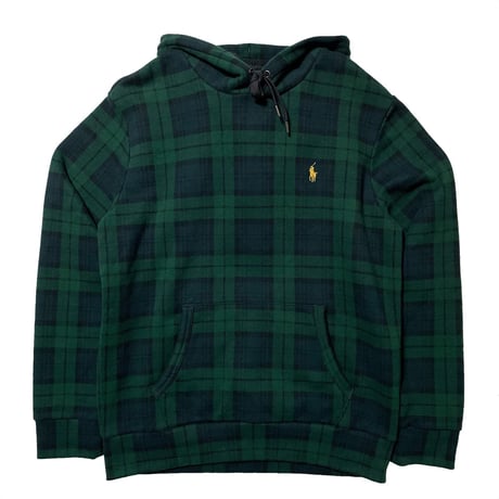POLO RALPHLAUREN　"BLACK WATCH" LINING HOODIE