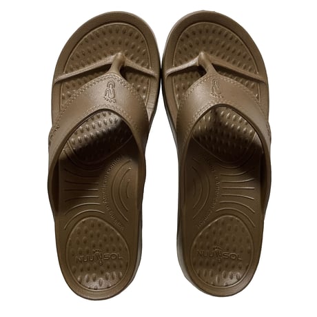 NUUSOL　THE CASCADE FLIP FLOP (BRW)