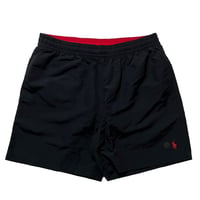 POLO RALPHLAUREN　"INNER POCKET" SWIM SHORTS (BLACK)