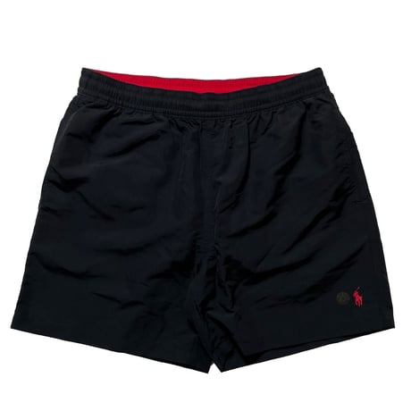 POLO RALPHLAUREN　"INNER POCKET" SWIM SHORTS (BLACK)