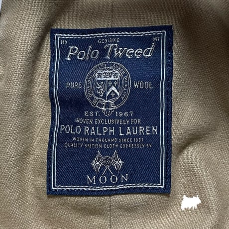 POLO RALPHLAUREN　"LONG BILL" TWEED CAP