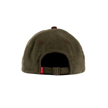 ACAPULCO GOLD　 "TWO-TONE CORDUROY" 6-PANEL CAP (OLIVE&BROWN)