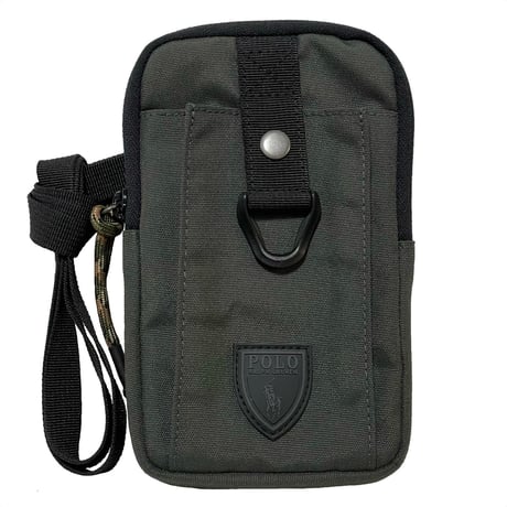 POLO RALPHLAUREN　"COATING CANVAS" POUCH (2COLOR)