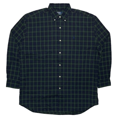 POLO RALPHLAUREN　"THE BIG SHIRT" BUTTONDOWM SHIRT (BLACK WATCH)