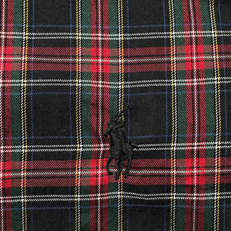 POLO RALPHLAUREN　"RED PLAID" BOTTON-DOWN SHIRT