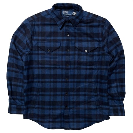POLO RALPHLAUREN　"WOOL BLEND" OVERSHIRT