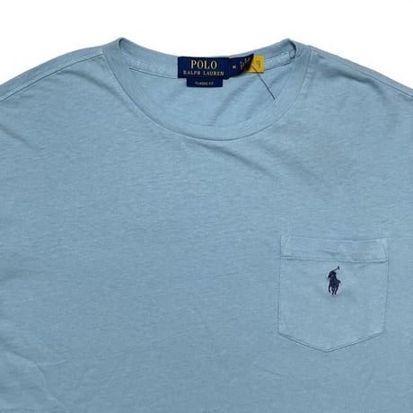 POLO RALPHLAUREN　"LIGHT BLUE" S/S POCKET TEE