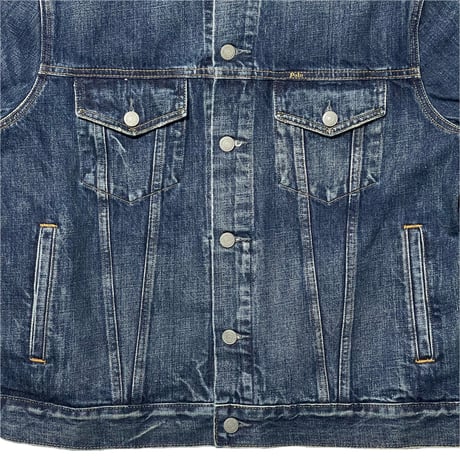 POLO RALPHLAUREN　"FADED DENIM" TRUKER JACKET